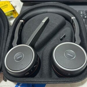 Jabra Evolve 75 UC Stereo Wireless Bluetooth Headset / Music Headphones